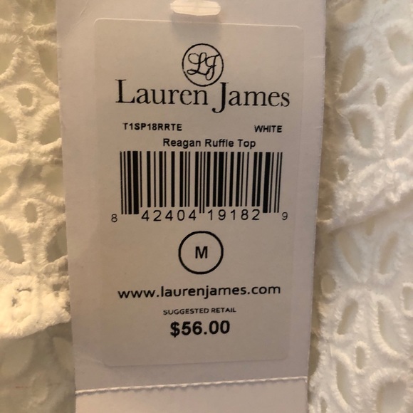 Lauren James Eyelet one shoulder top 💕 - Picture 5 of 5